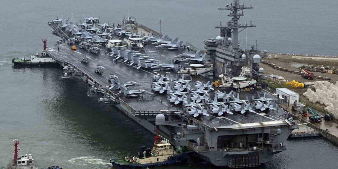 ABD uçak gemisi ortak askeri tatbikat için Güney Kore’de